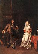 METSU, Gabriel The Hunter and a Woman sg china oil painting artist